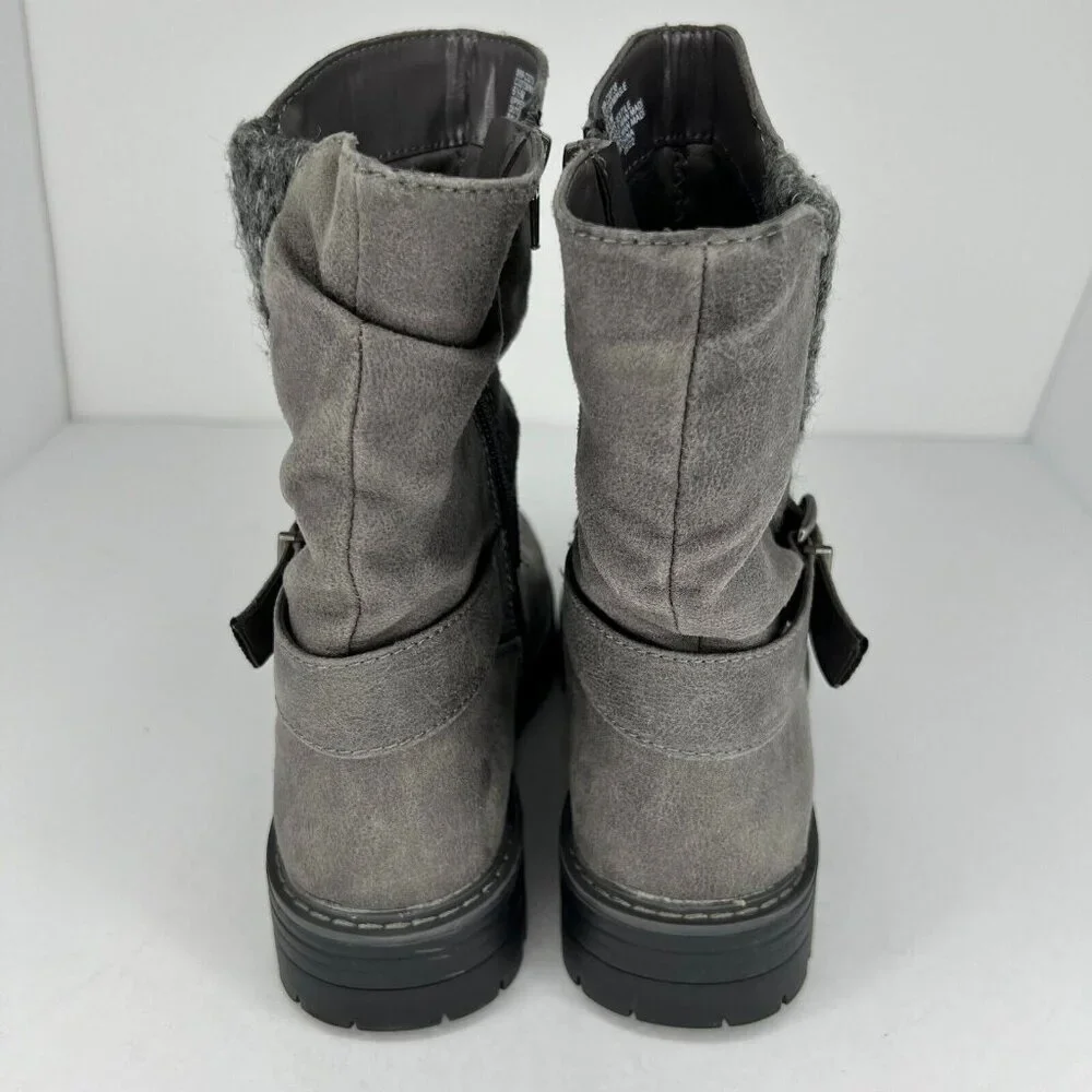 Cliffs by White Mountain Womens C32738 Mingle Mid Calf Buckle Size 6.5M Boots - Picture 5 of 9